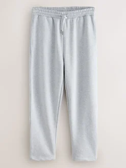 Joggingbroeken|Next - Straight Fit Brushback Heavyweight 2 Pack Joggers Grijs gemêleerd/marineblauw