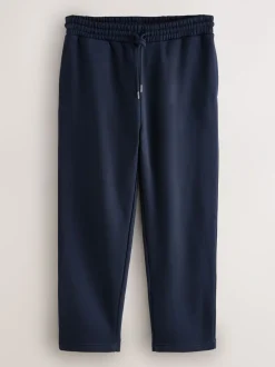 Joggingbroeken|Next - Straight Fit Brushback Heavyweight 2 Pack Joggers Grijs gemêleerd/marineblauw