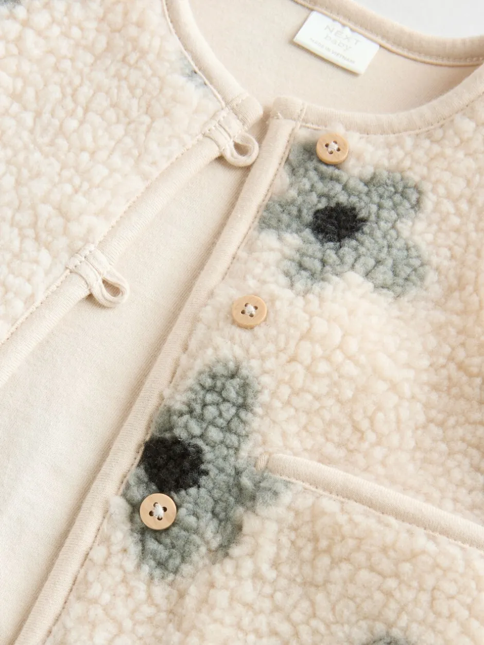 Tops|Sets En Combisets*Next - Babyset van top met Lange mouwen en Leggings met Bodywarmer 3 -delig (0mnd -2jr) Grijs met bloemen