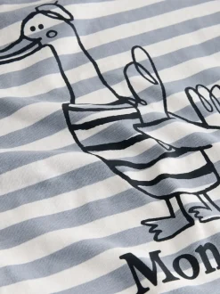 T-Shirts|Tops*Next Grijs met eendjes - T-shirt met lange mouwen en print op de rug (3mnd -8jr)