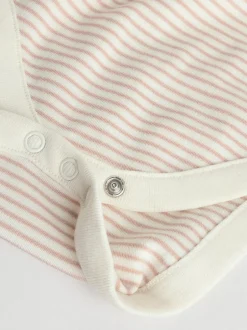 Rompertjes En Hemdjes|Rompertjes En Hemdjes*Next Grijs met zebraprint - Baby Bodysuits met Korte mouwen 100% katoen 5 verpakking