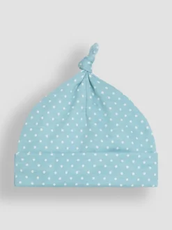 Mutsjes En Antikrabwantjes|Jojo Maman Bébé - Mijn eerste Eid-babymuts met borduursel Grijsblauw