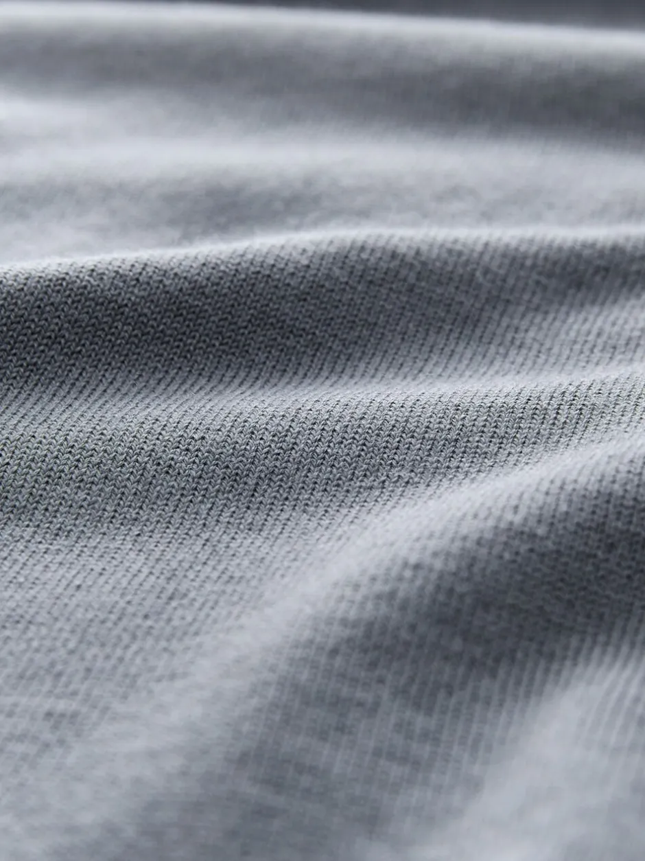 Poloshirts*Next - Slim Fit - Katoenrijk gebreid poloshirt met lange mouwen Grijsblauw