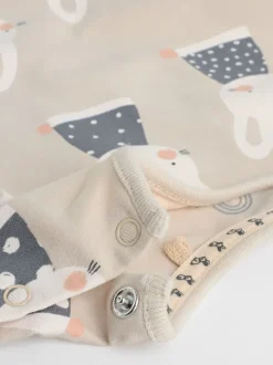 Tops|Sets En Outfits|Next Grijs/crème met figuurtjes - 6 -delige set van top met lange mouwen en leggings (0mnd -3jr)