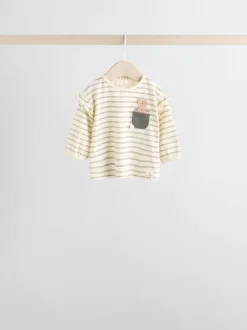 Tops|Sets En Outfits|Next Grijs/crème met figuurtjes - 6 -delige set van top met lange mouwen en leggings (0mnd -3jr)