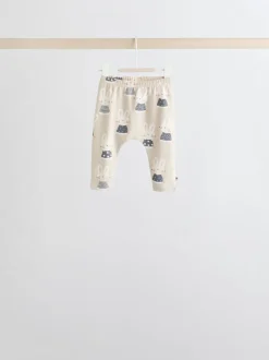 Tops|Sets En Outfits|Next Grijs/crème met figuurtjes - 6 -delige set van top met lange mouwen en leggings (0mnd -3jr)