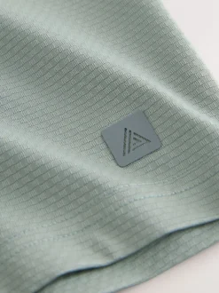 Shorts*Next - Active Gym trainingsshort met textuur Grijs-groen