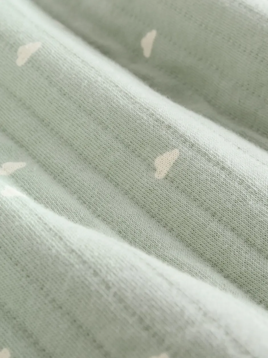 Babypakjes En Babypyjama's*Next - Baby Quilted Sleepsuits 2 Pack Grijs-groen