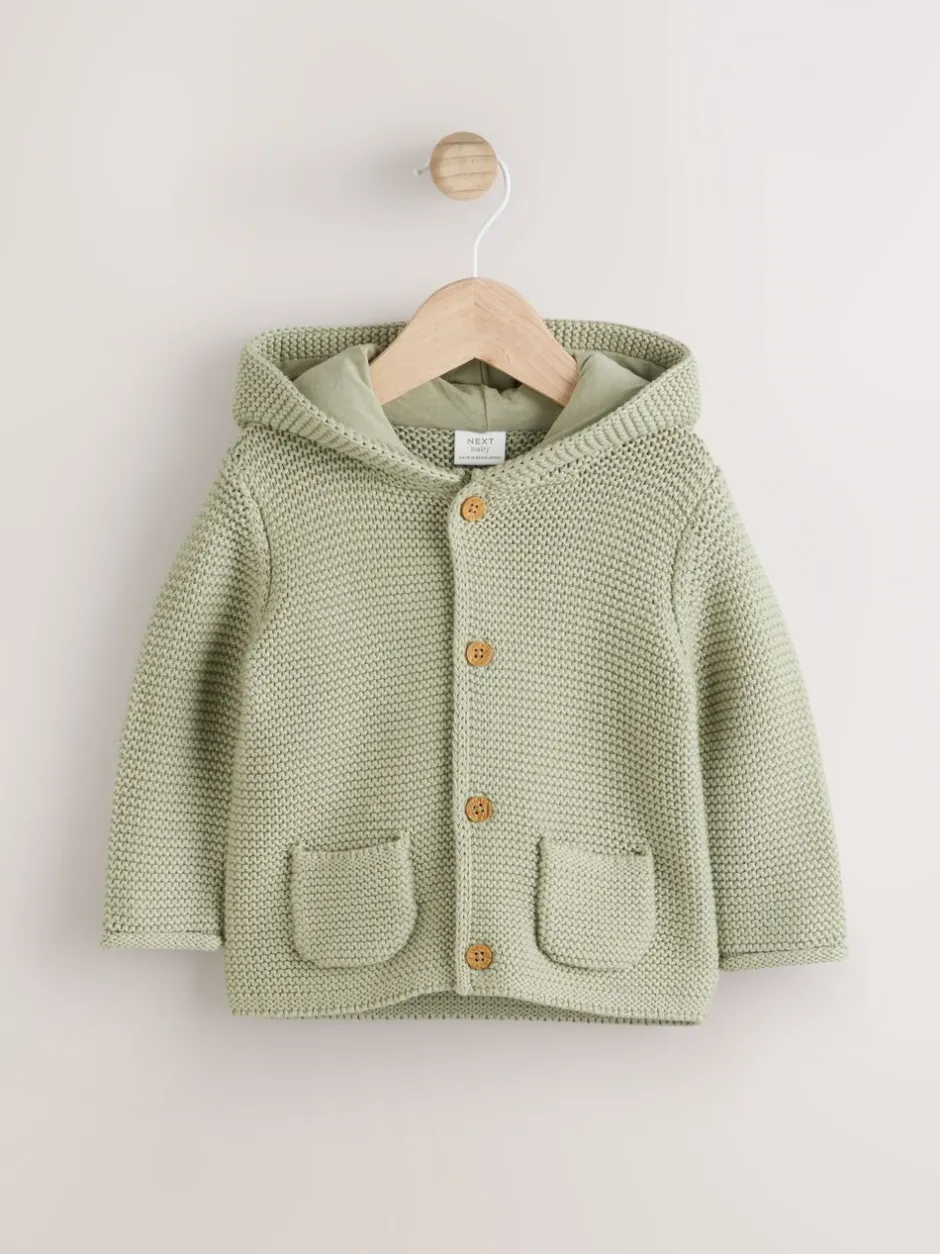 Truien En Breisels*Next Grijs-groen - Gebreid babyvest (0 mnd- 2 jr)