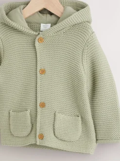Truien En Breisels*Next Grijs-groen - Gebreid babyvest (0 mnd- 2 jr)