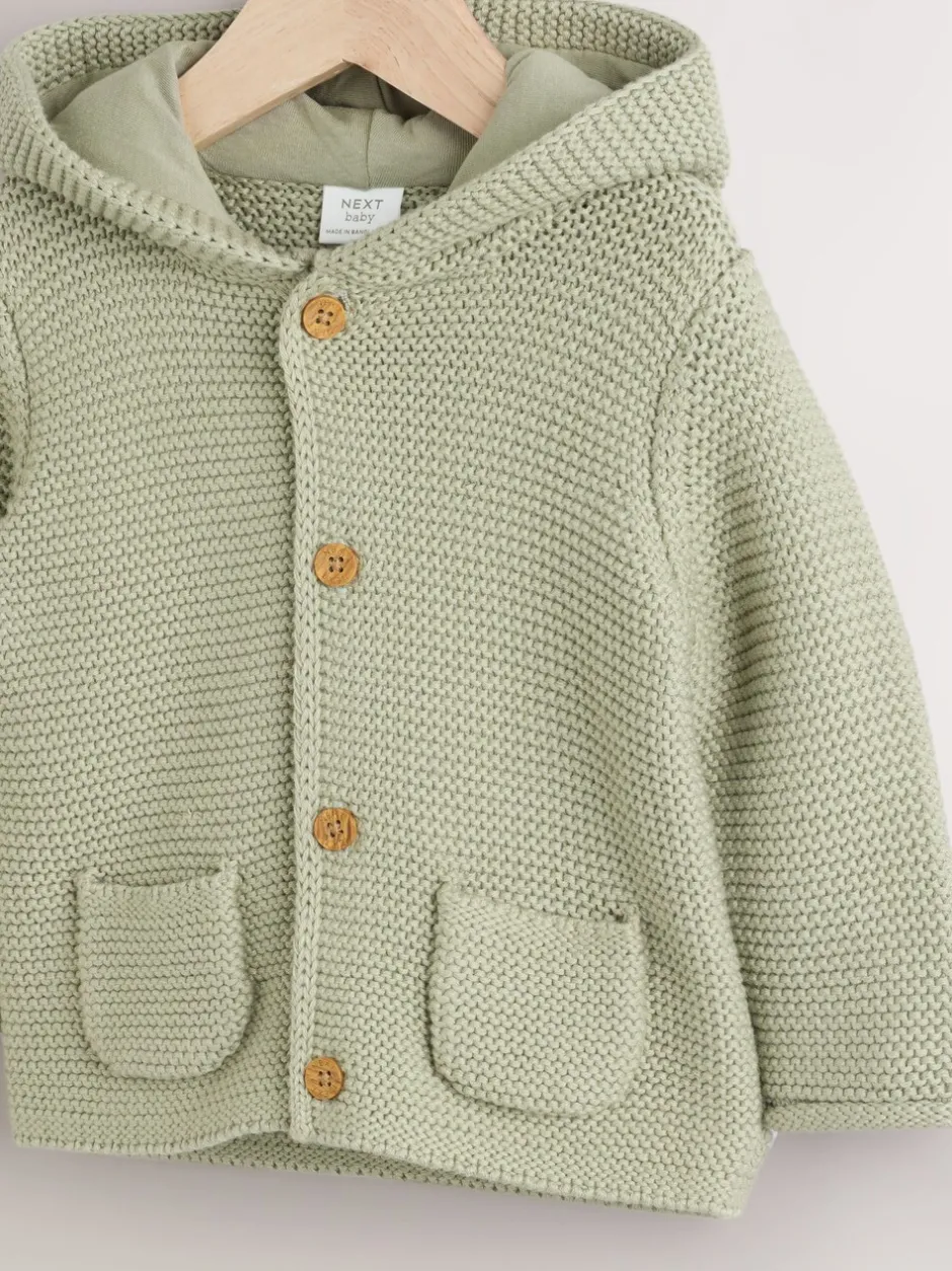 Truien En Breisels*Next Grijs-groen - Gebreid babyvest (0 mnd- 2 jr)