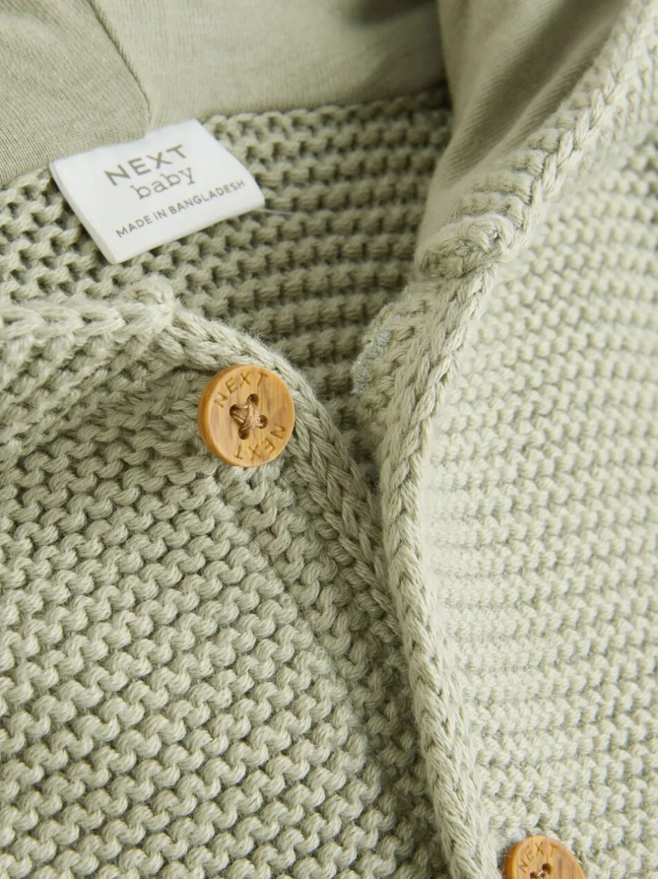 Truien En Breisels*Next Grijs-groen - Gebreid babyvest (0 mnd- 2 jr)