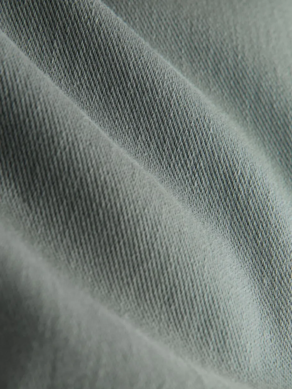 Jeans|Next Grijs-groen - Jersey denim broek met wijde pijpen