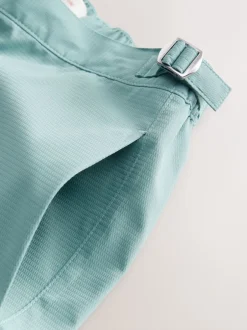 Badkleding*Next Grijs-groen - Signature Tailored zwembroek met tailleband