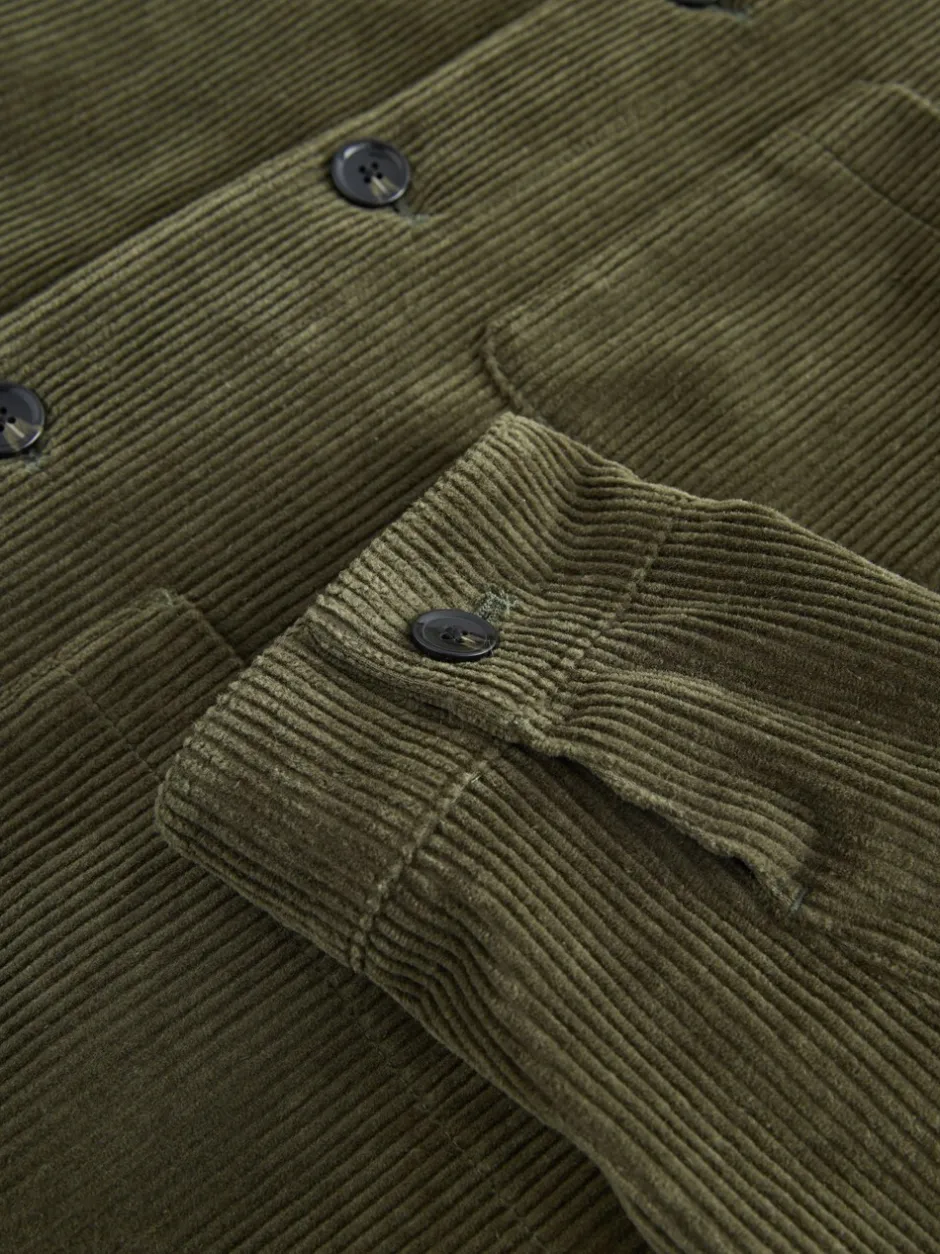 Blazers En Business-Jasjes*Next - Slim Rijk Corduroy Jack Grijs-groen