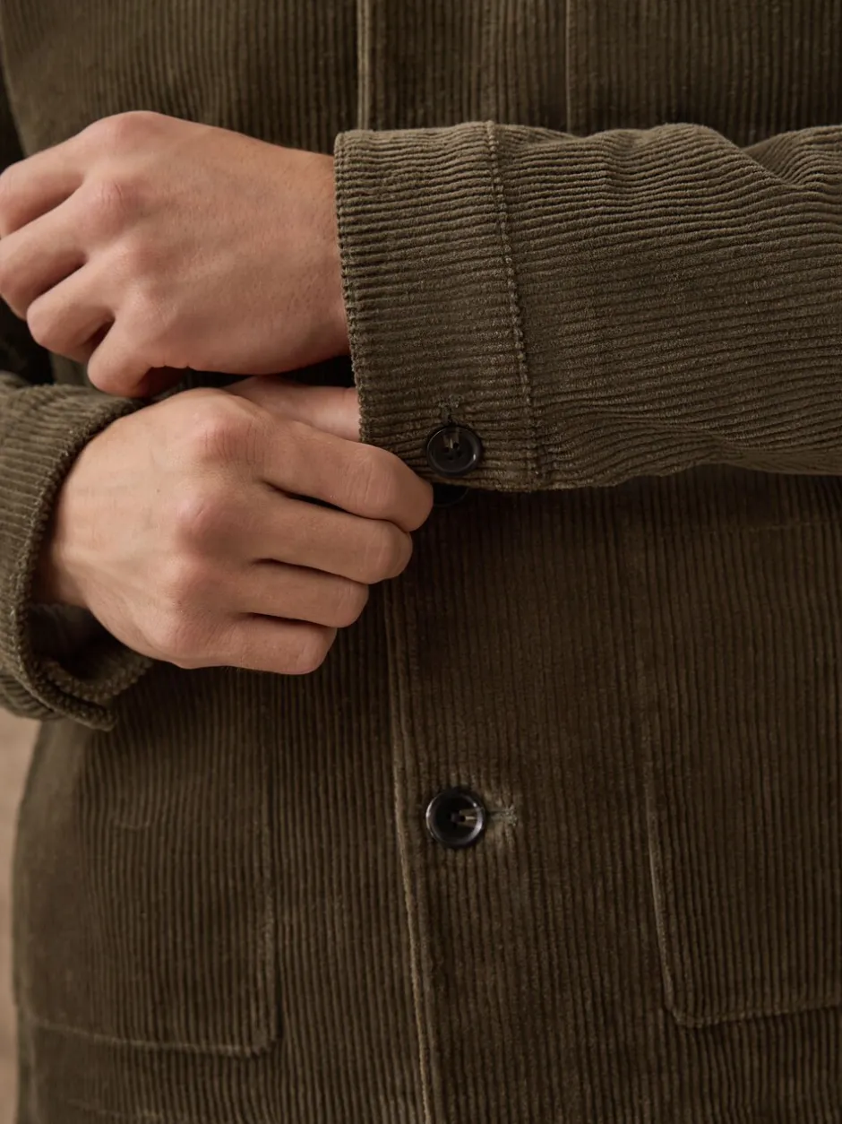 Blazers En Business-Jasjes*Next - Slim Rijk Corduroy Jack Grijs-groen