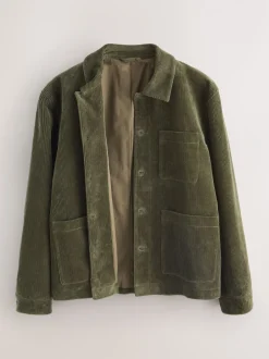 Blazers En Business-Jasjes*Next - Slim Rijk Corduroy Jack Grijs-groen