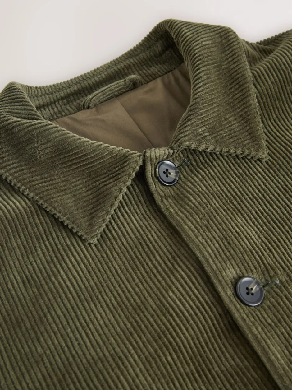 Blazers En Business-Jasjes*Next - Slim Rijk Corduroy Jack Grijs-groen