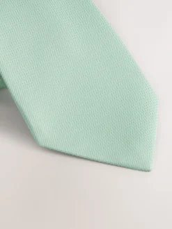 Stropdassen En Pochets|Next - Standaard - Stropdas met textuur Grijs-groen