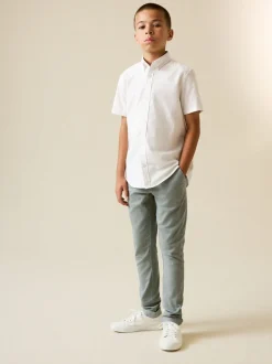 Broeken En Chino's*Next Grijs-groen - Stretchy chino's (3-17jr)