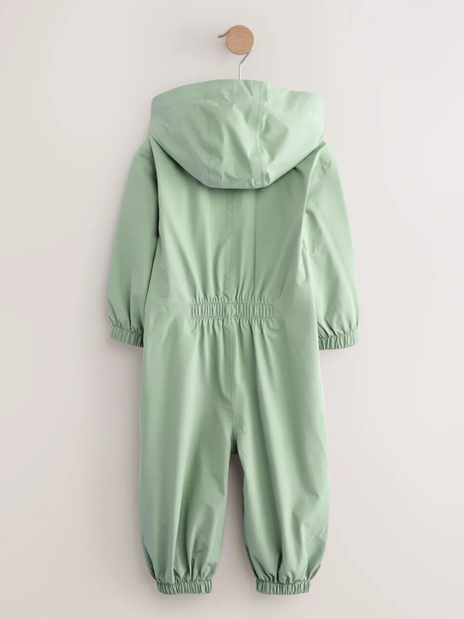 Jassen, Jacks En Kinderwagenpakjes|Jassen En Jacks*Next Grijs-groen - Waterbestendig regenpak met print (3 mnd-7 jr)