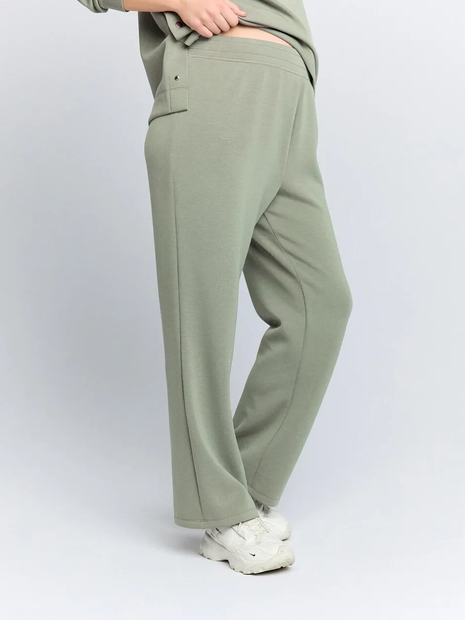 Leggings En Joggingbroeken|Moederschap|Next Grijs-groen - Zwangerschapsjoggingbroek met wijde pijpen