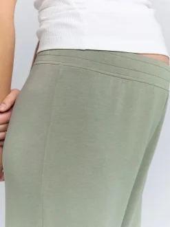 Leggings En Joggingbroeken|Moederschap|Next Grijs-groen - Zwangerschapsjoggingbroek met wijde pijpen