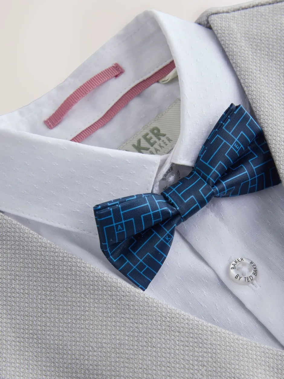 Kostuums En Herenvesten|Baker by Ted Baker - set van gilet, overhemd en broek Grijs/marineblauw