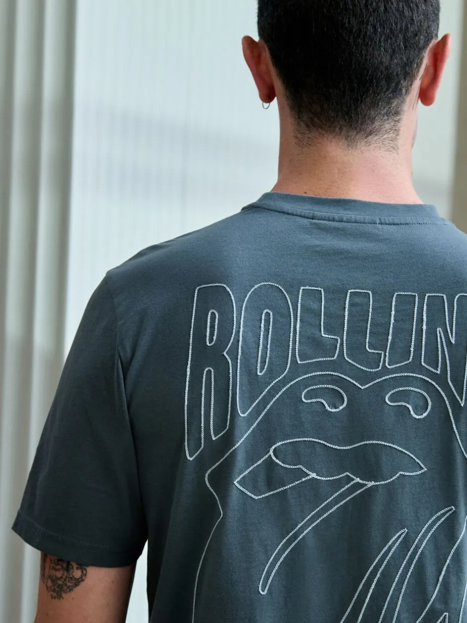Pyjama's|Loungewear|Next Grijs/Rood - The Rolling Stones Short Sleeve Pyjamas Set