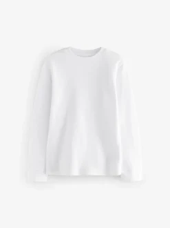 Ondergoed|Schoolkleding*Next Grijs/wit - 2 -pack thermische tops met lange mouwen (2-16jr)