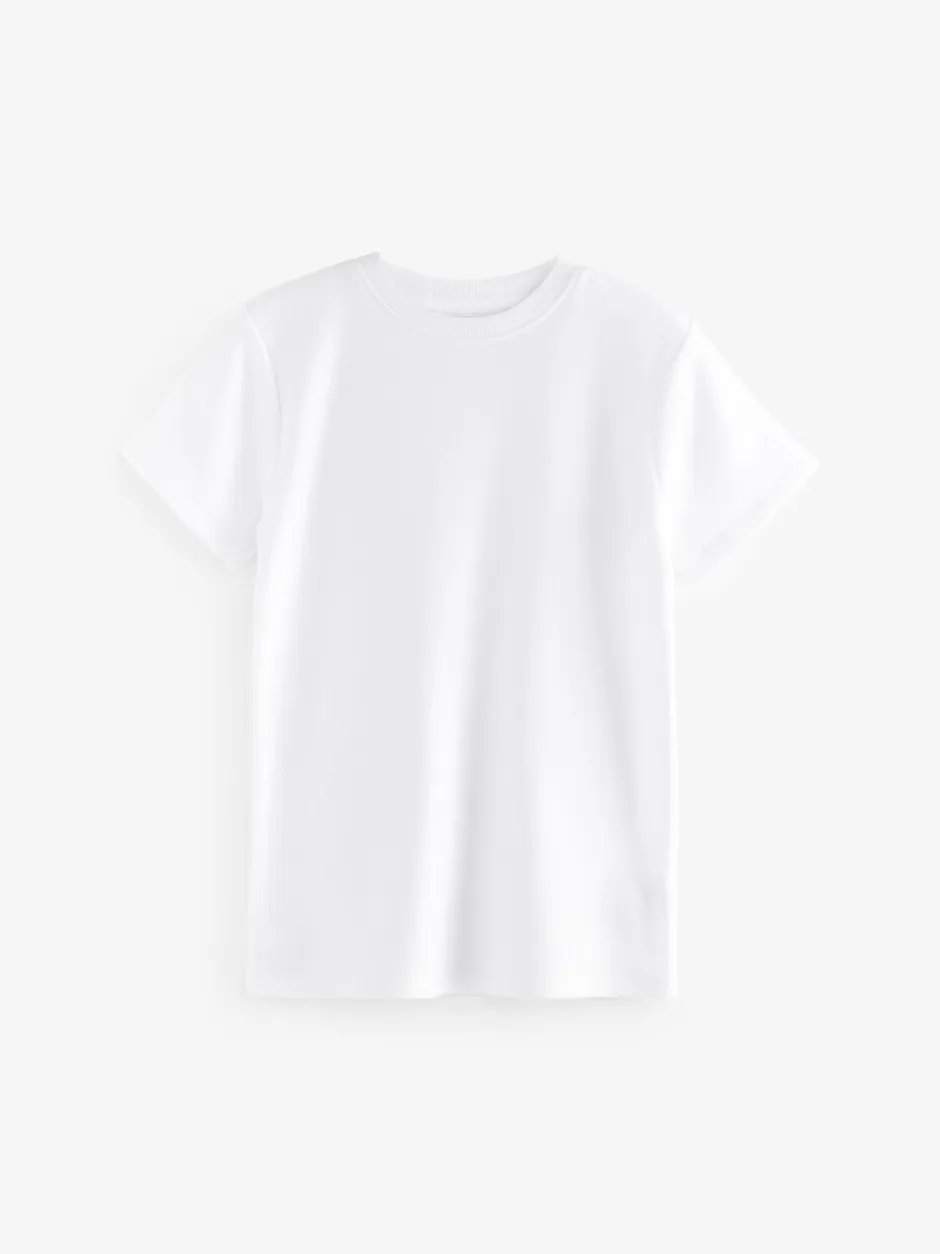 Ondergoed|Schoolkleding|Next - Set van 2 thermische T-shirts met korte mouwen (2-16jr) Grijs/wit