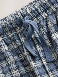 Loungewear|Pyjama's|Next - MotionFlex - Behaaglijke pyjamabroek met boorden Grijze Grindle-ruit