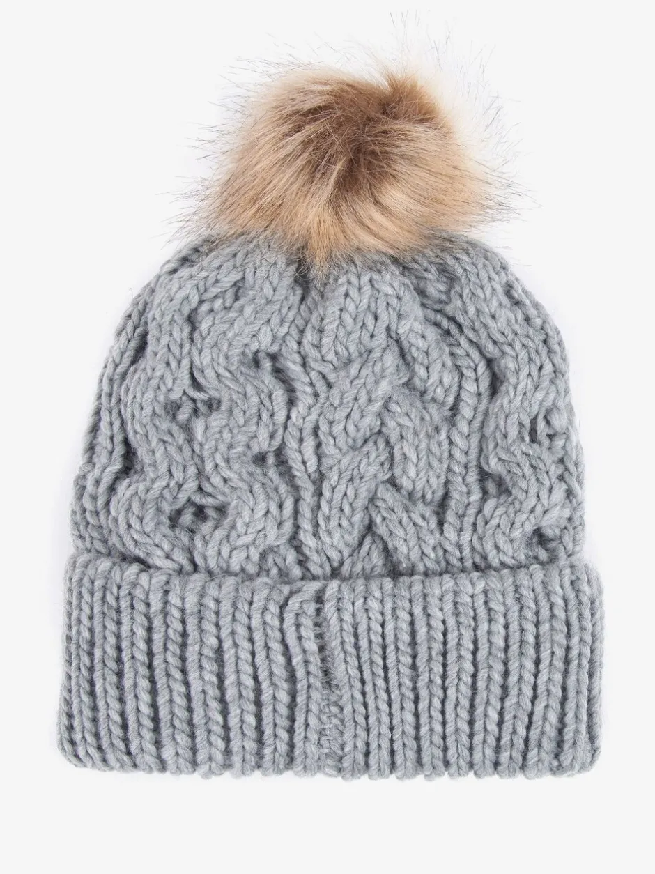 Mutsen, Handschoenen En Sjaals|Barbour Grijze Penshaw - ® Pom Benie Hat