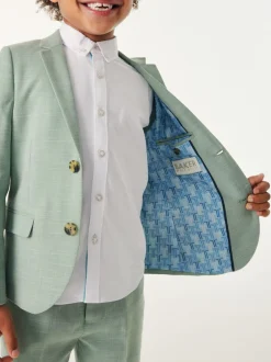 Kostuums En Herenvesten|Baker by Ted Baker Groen - kostuumjasje