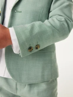 Kostuums En Herenvesten|Baker by Ted Baker Groen - kostuumjasje