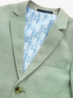 Kostuums En Herenvesten|Baker by Ted Baker Groen - kostuumjasje