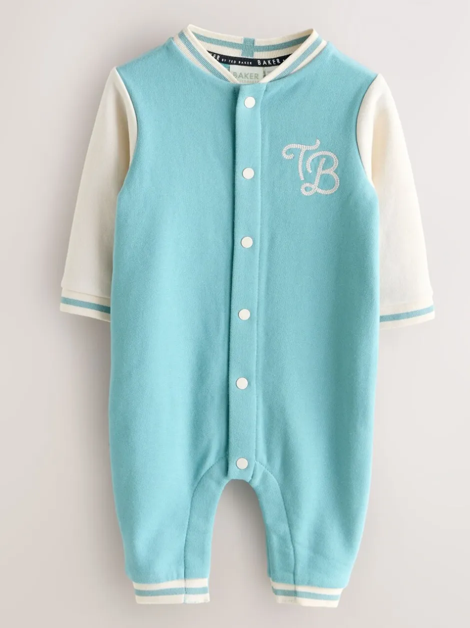 Rompertjes En Tuinbroeken|Baker by Ted Baker - Varsity Romper Groen