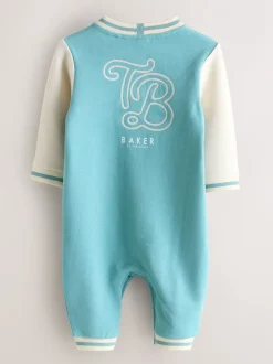 Rompertjes En Tuinbroeken|Baker by Ted Baker - Varsity Romper Groen