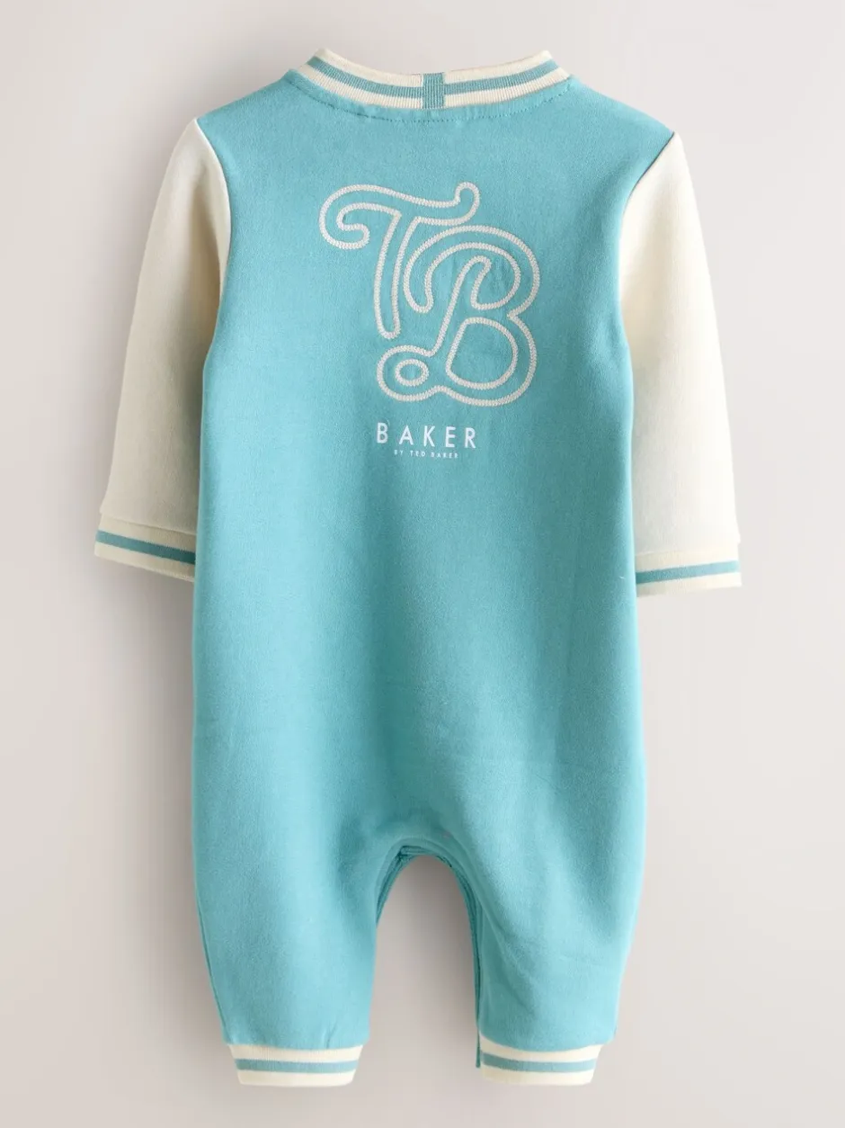 Rompertjes En Tuinbroeken|Baker by Ted Baker - Varsity Romper Groen