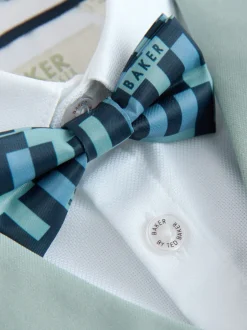 Kostuums En Herenvesten|Baker by Ted Baker - set van overhemd, gilet en short Groen