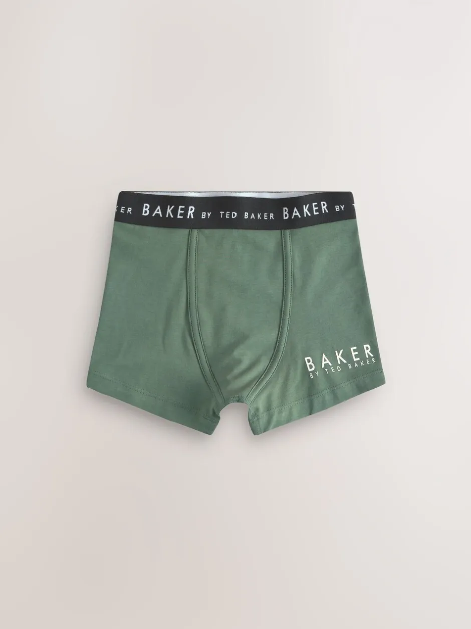 Ondergoed*Baker by Ted Baker - jongens boxershorts verpakking van 5 Groen