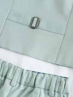 Kostuums En Herenvesten*Baker by Ted Baker - set van gilet, overhemd en broek Groen