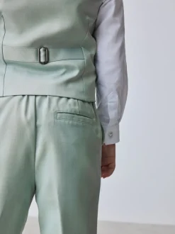 Kostuums En Herenvesten*Baker by Ted Baker - set van gilet, overhemd en broek Groen
