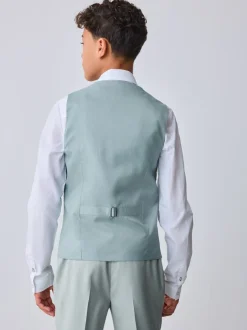 Kostuums En Herenvesten|Baker by Ted Baker - Waistcoat, Shirt And Tie Set Groen