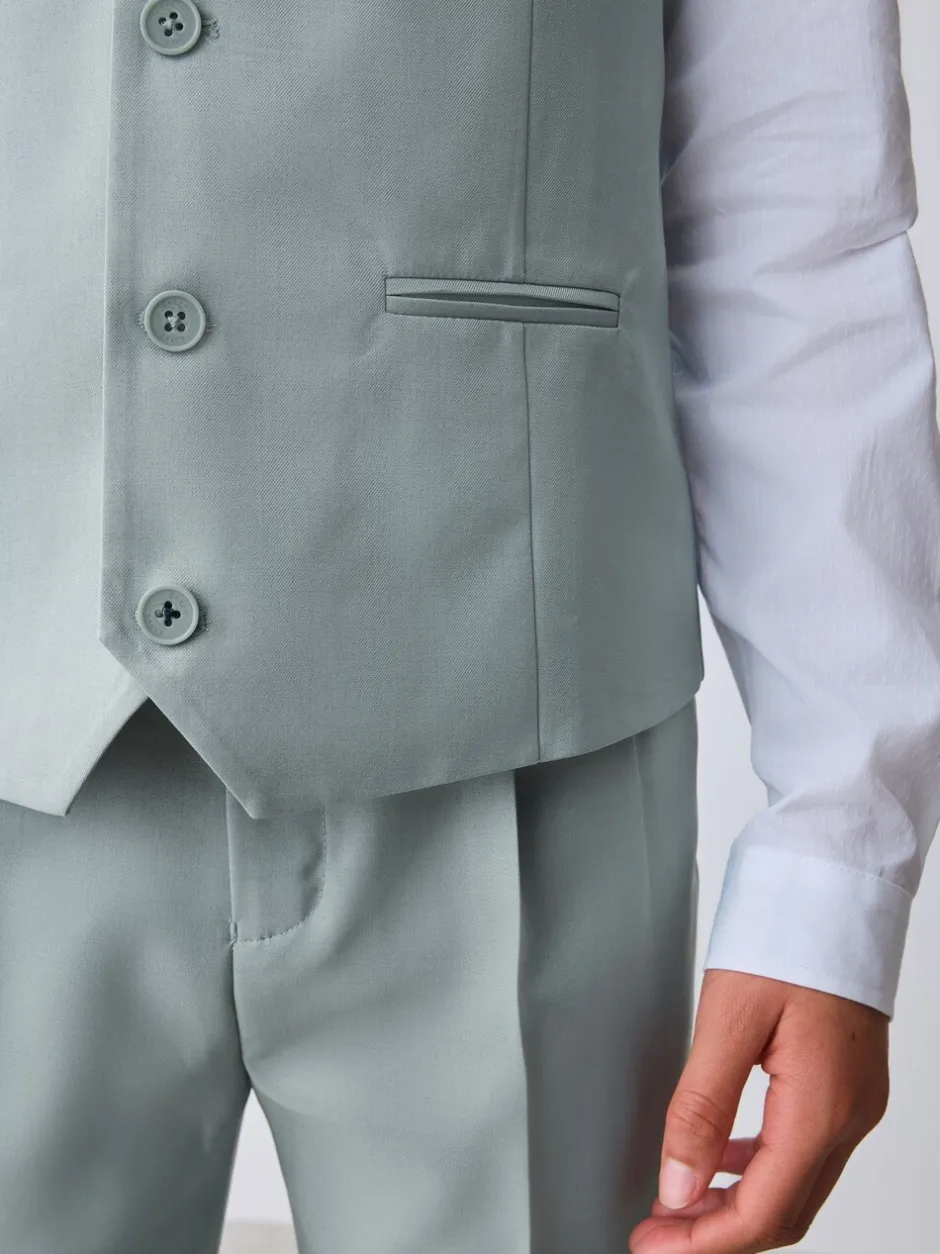 Kostuums En Herenvesten|Baker by Ted Baker - Waistcoat, Shirt And Tie Set Groen