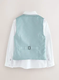 Kostuums En Herenvesten|Baker by Ted Baker - Waistcoat, Shirt And Tie Set Groen