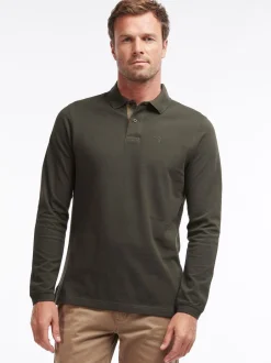 Poloshirts*Barbour - ® - Essential sport poloshirt met lange mouwen Groen