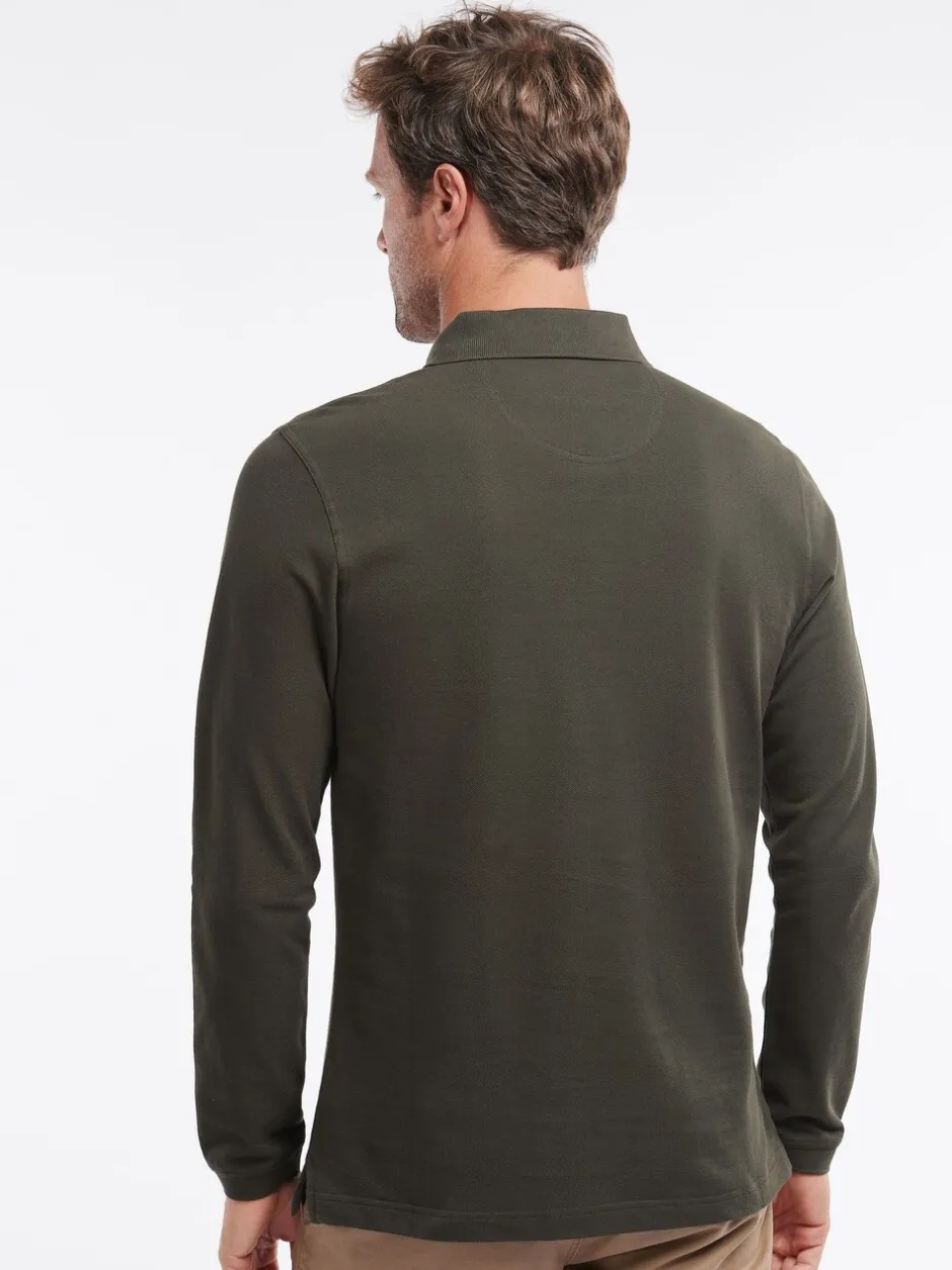 Poloshirts*Barbour - ® - Essential sport poloshirt met lange mouwen Groen