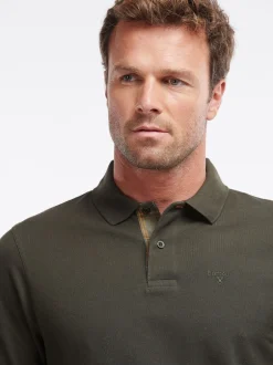 Poloshirts*Barbour - ® - Essential sport poloshirt met lange mouwen Groen