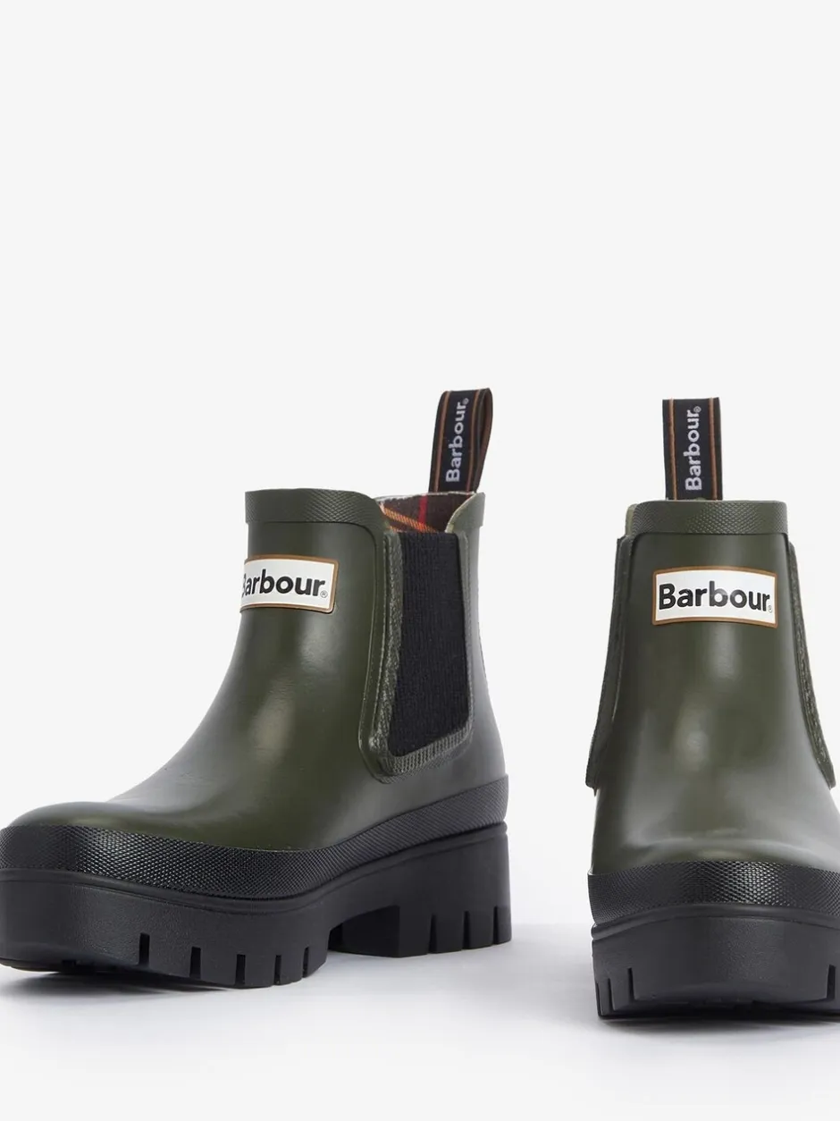 Laarzen*Barbour - ® Halton Chelsea Wellington laarzen Groen